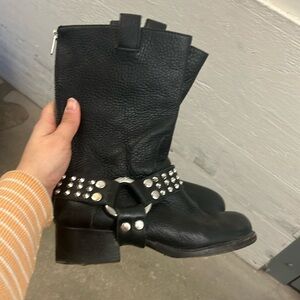 Zadig & voltaire harness moto boots